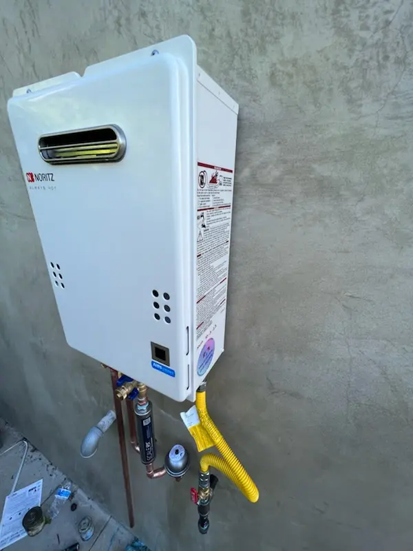 Tankless water heater installation for Belle Terre homes